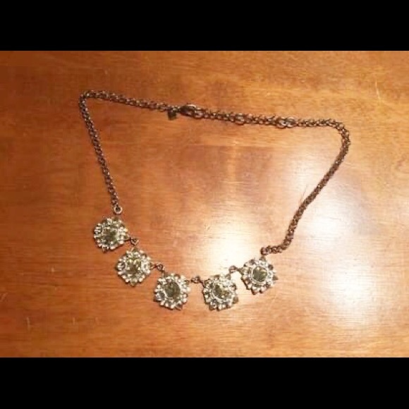 BANANA REPUBLIC CUBIC ZIRCONIA NECKLACE
